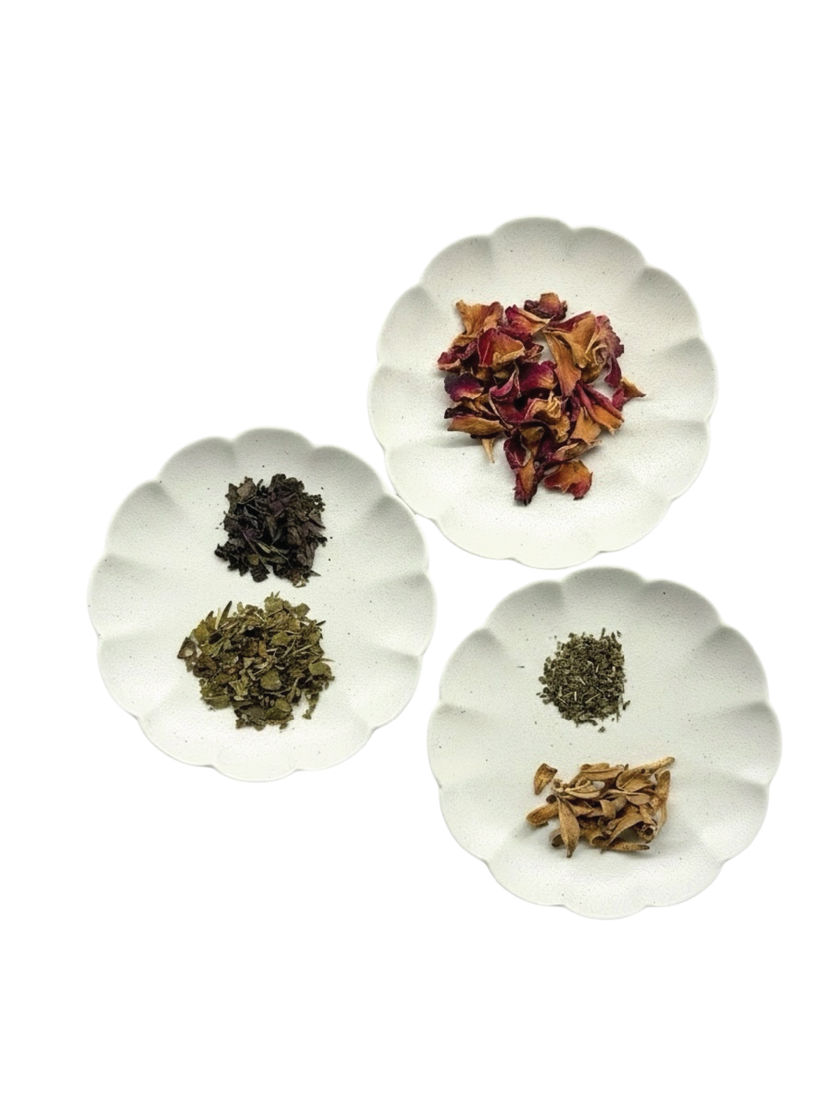 A caffeine-free calming blend consisting of rose petals, lemon balm, red shiso leaf, orange blossom and strawberry leaf for that nice wind down session.
